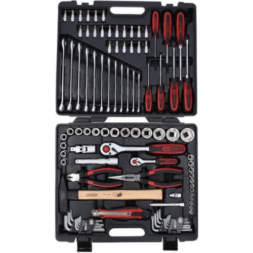 KS Tools Szerszámkészlet, Műanyag kofferben 1/4"+1/2" 97 részes