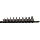 KS Tools Rátűzőkulcs készlet 3/8" TORX, tartósínen TX10-55 L=28mm 10 részes