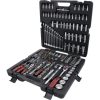 KS Tools Dugókulcs készlet + rátuzo 1/4"+3/8"+1/2"R/H 4-32 mm/E4-24/TX 8-40 216 részes, CHROMEplus
