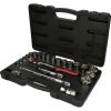 KS Tools Dugókulcs készlet 1/2" ( Műanyag koffer ) 10-34 mm 23 részes,  6 szög