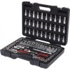 KS Tools Dugókulcs készlet + rátuzo 1/4"+3/8"( műa. koffer) 4-24 mm/AF1/4"-7/8" 99 részes, 6 szög