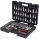 KS Tools Dugókulcs készlet + rátuzo 1/4"+3/8"( műa. koffer) 4-24 mm/AF1/4"-7/8" 99 részes, 6 szög