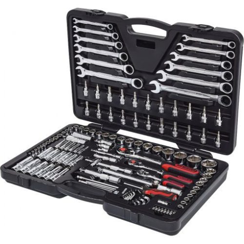 KS Tools Szerszámkészlet, Műanyag kofferben, CHROMEplus 124 részes