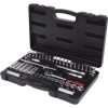 KS Tools Dugókulcs készlet + rátuzo 3/8" ( műa. koffer ) AF1/4"-7/8" 46 részes, 6 szög