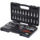 KS Tools Dugókulcs készlet 1/4" collos ( Műanyag koffer ) AF5/32"-1/2" 47 részes 6 szög