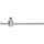 KS Tools Egyenes hajtószár hajtómaggal 1/2", CHROMEplus 250 mm
