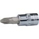 KS Tools Rátűzőkulcs 1/4" PZ, CHROMEplus PZ 2 L=37 mm