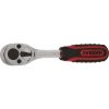 KS Tools Racsnis hajtókar, 1/4", bitekhez, irányváltós 115 mm, Z=72/5°