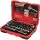 KS Tools Dugókulcs készlet + bitek 1/4" ( Műanyag koffer ) 5-14 mm 33 részes, 6 szög