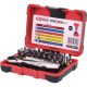 KS Tools Bit készlet, 1/4", gépi befogó + racsnis hajtókar 32 részes TX+PH+PZ+PH