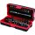 KS Tools Bit készlet, 1/4", racsnis hajtókarral 31 részes FL+PH+PZ+TX+SW