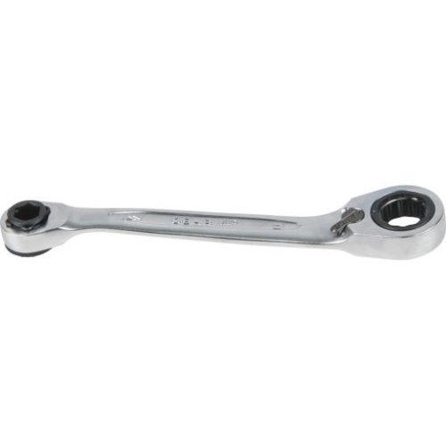 KS Tools Racsnis hajtókar, 1/4"+11mm, irányváltós 1/4"-es bitekhez+11mm-es dugókulcs, Z=72/5° 115 mm