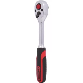   KS Tools Racsnis hajtókar 3/8" irányv. gyors kioldós 200 mm, Z=72/8° CHROMEplus