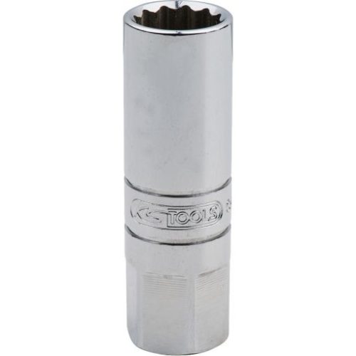 KS Tools Gyertyakulcs 3/8", CHROMEplus 14 mm  L=65  6szög