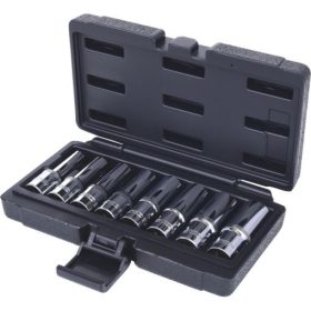   KS Tools Dugókulcs készlet 1/2" TORX-E hosszú (műa. koffer) E10-24 8 részes