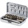 KS Tools Bit készlet, 1/4", racsnis hajtókarral 31 részes FL+PH+PZ+TX+SW
