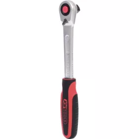   KS Tools Racsnis hajtókar 1/2", irányváltós, gyors kioldós 245 mm, Z=72/5°, SlimPOWER, 710Nm