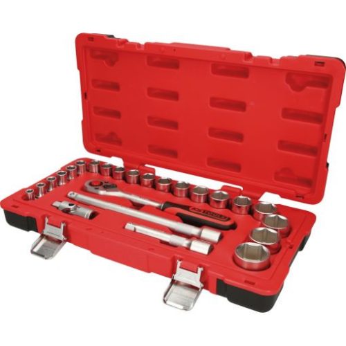 KS Tools Dugókulcs készlet 1/2" ( Műanyag koffer ) 8-34 mm 24 részes, 6 szög
