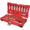 KS Tools Dugókulcs készlet 3/8" R/H ( Műanyag koffer ) 8-24 mm 27 részes, 6 szög