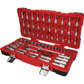  KS Tools Dugókulcs készlet + rátuzo 3/8" R/H (műa. koffer) 6-24 mm 66 részes, 6 szög