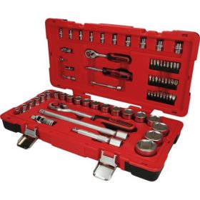   KS Tools Dugókulcs készlet + bitek 1/4"+1/2"(műa. koffer) 5,5-34 mm 68 részes, 6 szög