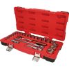 KS Tools Dugókulcs készlet 1/2" ( Műanyag koffer ) 8-34 mm 24 részes, 6 szög,  CHROMEplus