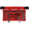 KS Tools Dugókulcs készlet 1/2" ( Műanyag koffer ) 8-34 mm 24 részes, 6 szög,  CHROMEplus