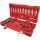 KS Tools Dugókulcs készlet 1/2" R/H (Műanyag koffer) 8-34 mm 39 részes, 6 szög,  CHROMEplus