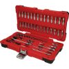 KS Tools Dugókulcs készlet + rátuzo 1/4" ( Műanyag koffer ) 4-14 mm 50 részes, 6 szög, CHROMEplus