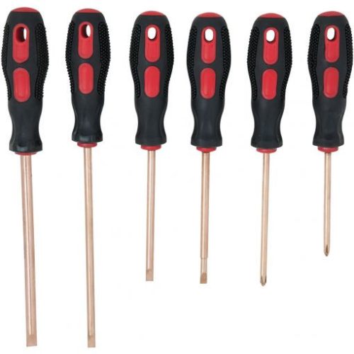 KS Tools Szikramentes csavarhúzó klt., BERYLLIUMplus 6 részes 4FL+2PH