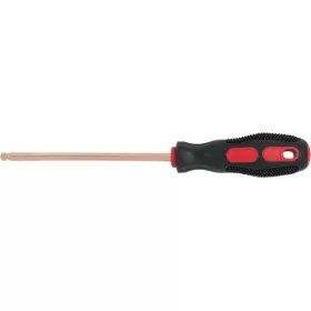   KS Tools Szikramentes hatszögkulcs gömbvég,csavarhúzó nyelű 3x100 mm, BERYLLIUMplus