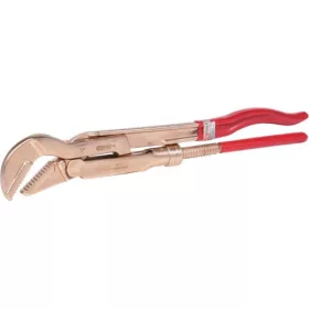   KS Tools Szikramentes csőfogó 45°-os, egyenes pofa 1" L=200 mm BERYLLIUMplus