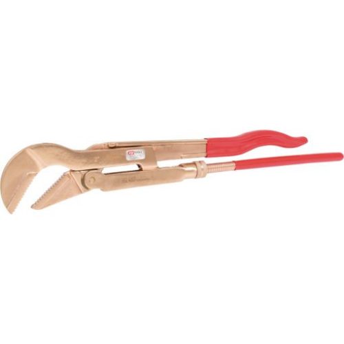 KS Tools Szikramentes csőfogó 45°-os, egyenes pofa 2" L=350 mm BERYLLIUMplus