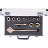 KS Tools Szikramentes dugókulcs készlet 1/2" ( Alu koffer ) 10-24 mm 11 részes, 6 szög, BRONZEplus