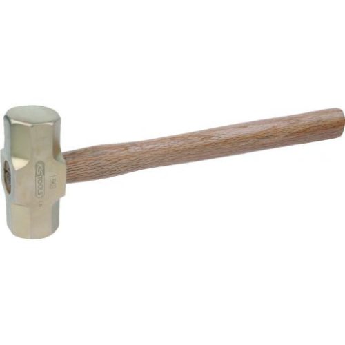 KS Tools Szikramentes bánya kalapács, hickory fa nyéllel 1,5 kg  BRONZEplus
