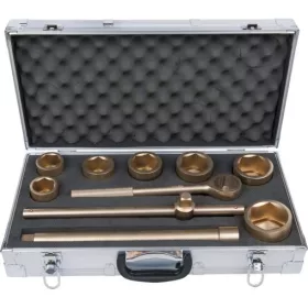   KS Tools Szikramentes dugókulcs készlet 3/4" (alu koffer) 36-60 mm 11 részes, BRONZEplus
