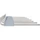 KS Tools Hatszögkulcs készlet extra hosszú, gömbvégű, INOX 1,5- 6 mm  7 részes Méretek:1,5-2-2,5-3-4-5-6