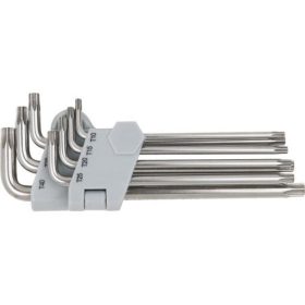   KS Tools TORX BO kulcs készlet, hosszú, INOX TX10-40 BO  7 részes Tartalom:TX10-15-20-25-27-30-40