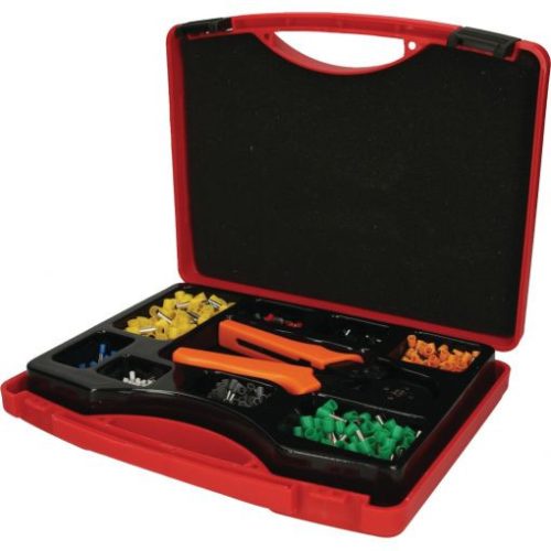 KS Tools Krimpelő készlet, fogó + érvéghüvelyek 0,25- 6,0 mm2, 1001 részes