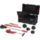 KS Tools Csőmenetvágó készlet, kézi menetv+fogó+csov.1.1/4