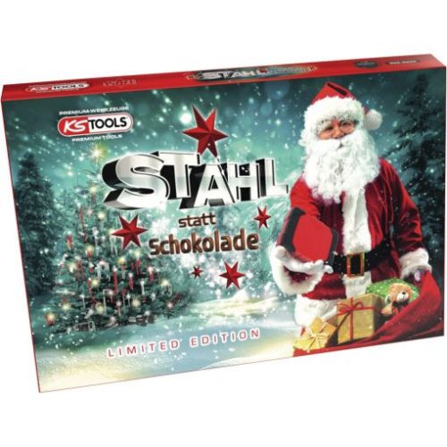 KS Tools Szerszámkészlet 42 részes, "Adventi kalendárium" Dugókulcs és bit készlet