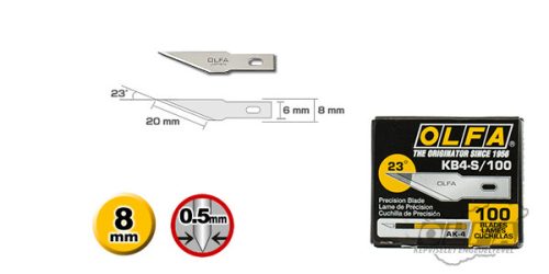 Olfa KB4-S/100 dekorációs penge