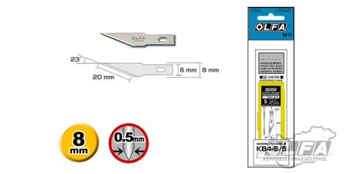 Olfa KB4-S/5 dekorációs penge