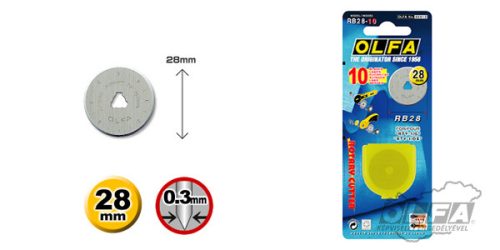 Olfa RB-28-10 penge 28mm