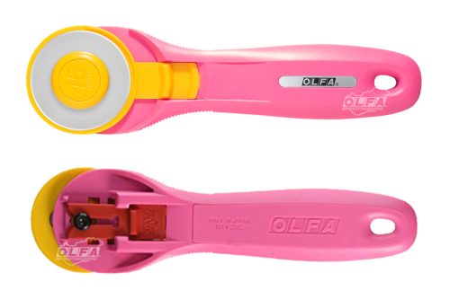 Olfa RTY-2C/Pink textilkés 45mm