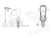 Piher TCP- TS leszorítócsavar Ø16mm