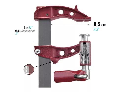 Piher Professzionális szoritó Maxipress 95x400mm E-40 (59040)