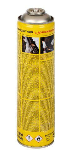 Rothenberger Maxigas 400 gázpalack, 600ml, 7/16" EU, B nyelvváltozat