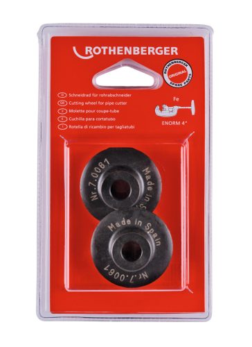 Rothenberger Vágókerék ENORM 4" csővágóhoz, 2 darab