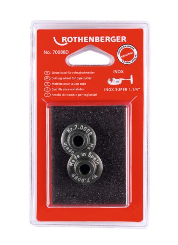 Rothenberger Vágókerék SUPER 1.1/4" vágóhoz, Inox, 2 darab
